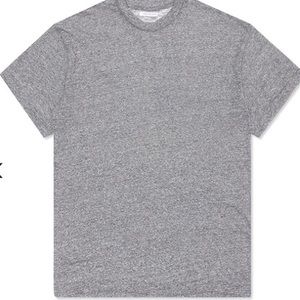 John Elliott heather grey round neck tee shirt
